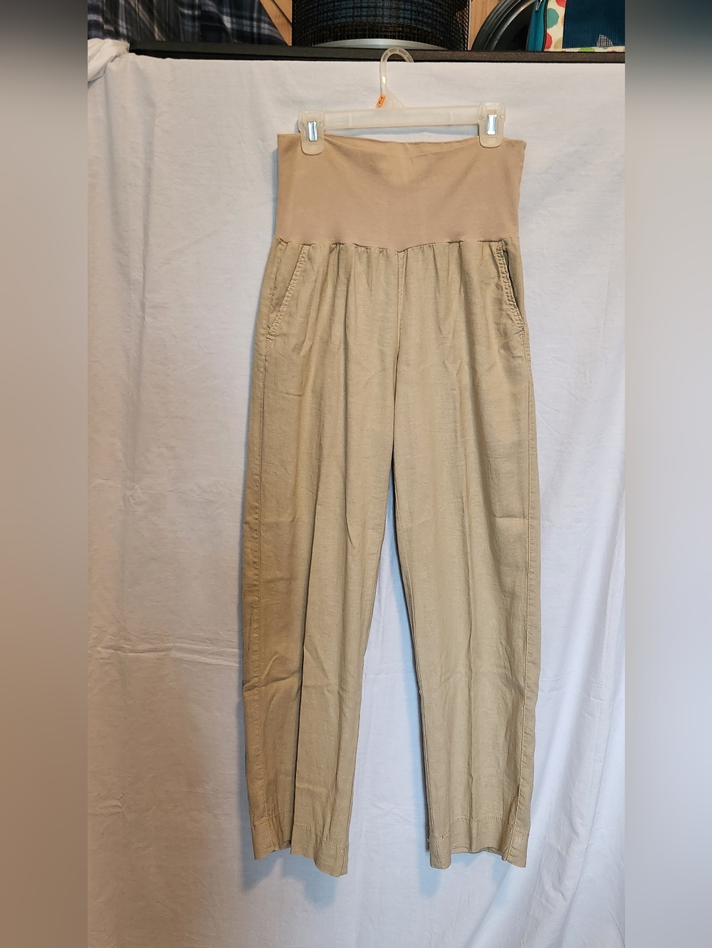 Sonoma Maternity Pants in Beige and Tan